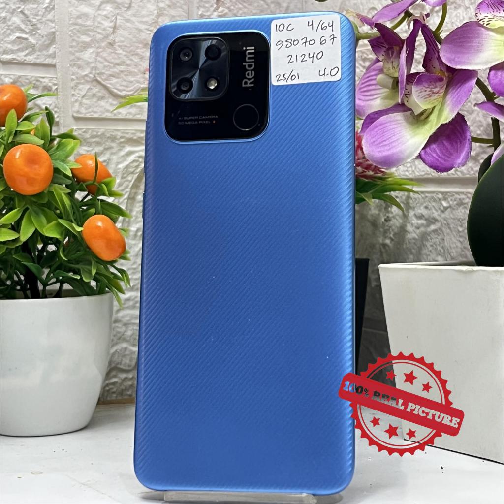 Xiaomi Redmi 10C 4/64GB Biru Bekas Second Original