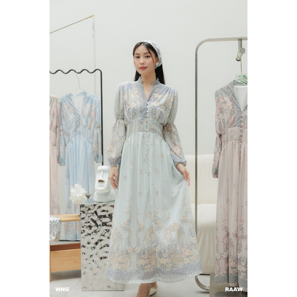 OFEYA - Sadiya Gamis Belle Ceruty - Kaftan Baju Lebaran Idul Fitri