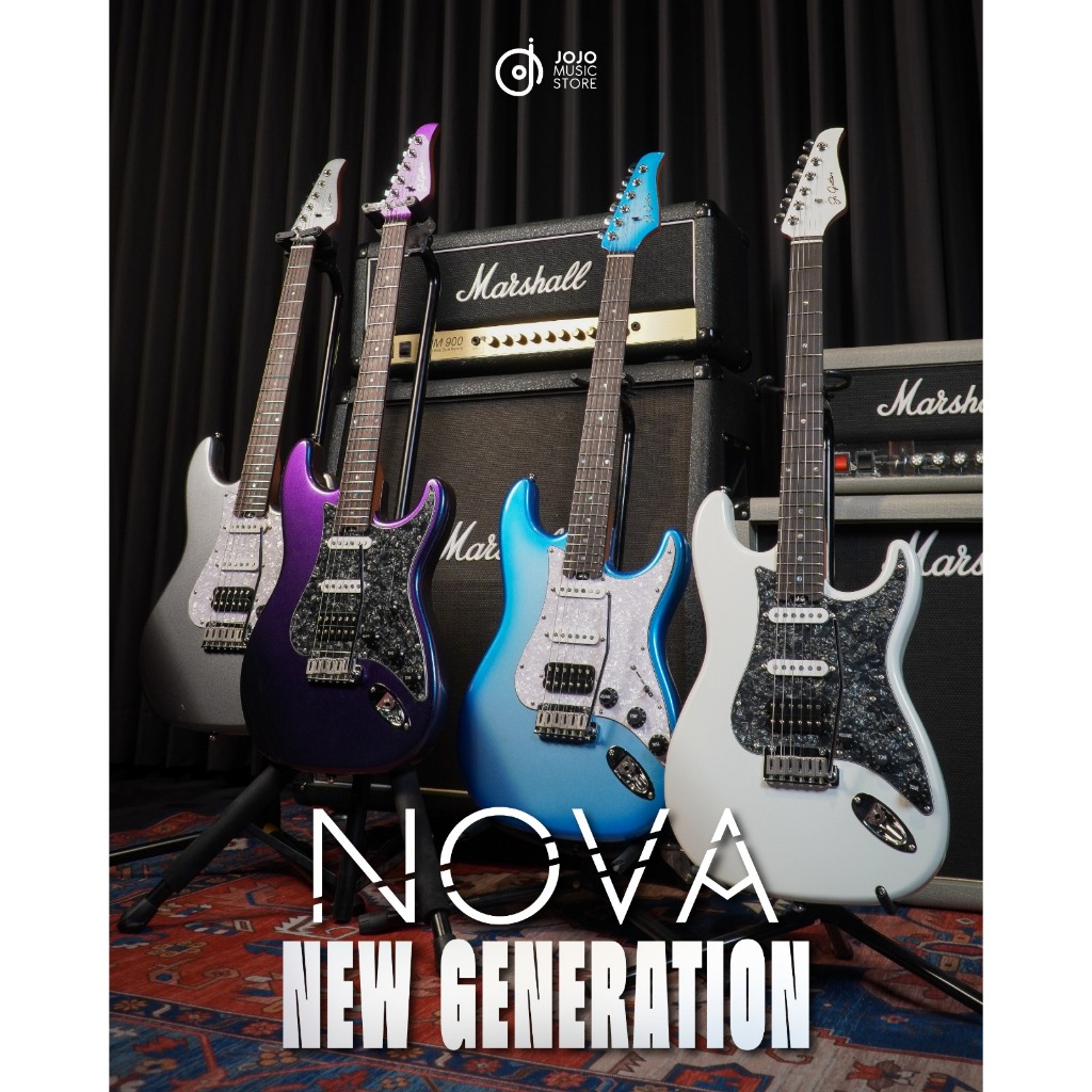 JS Guitars NOVA New Generation Stratocaster HSS