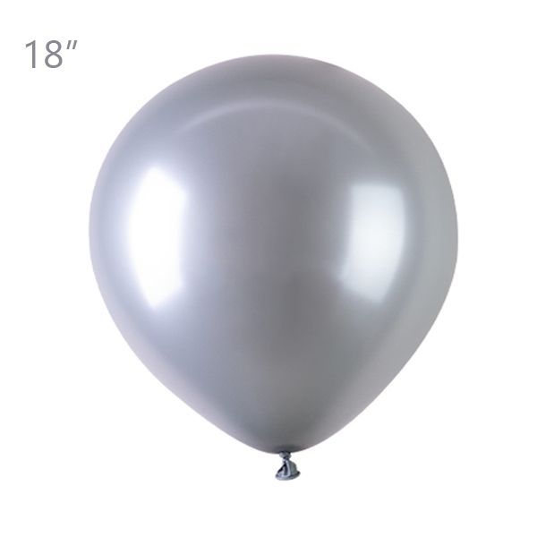 Balon Jumbo Silver Chrome l Balon Silver Chrome 18inch |Balon jumbo murah