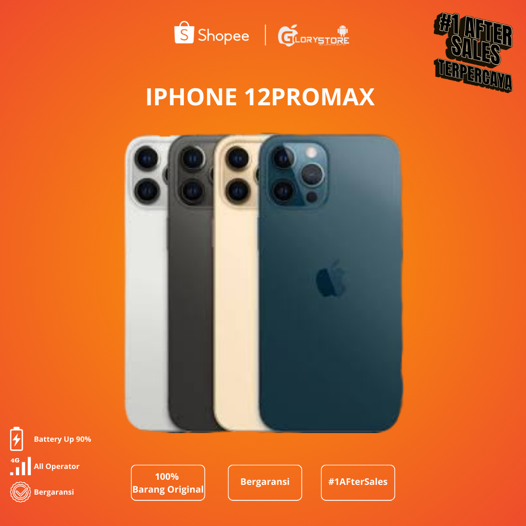 IPHONE 12 Pro Max [128 256 GB] - Like New / Resmi