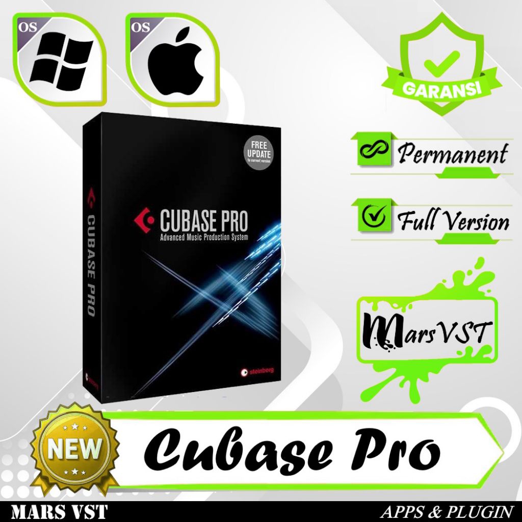 Cubase Pro Full Versi Audio Workstation (Mac/Win)