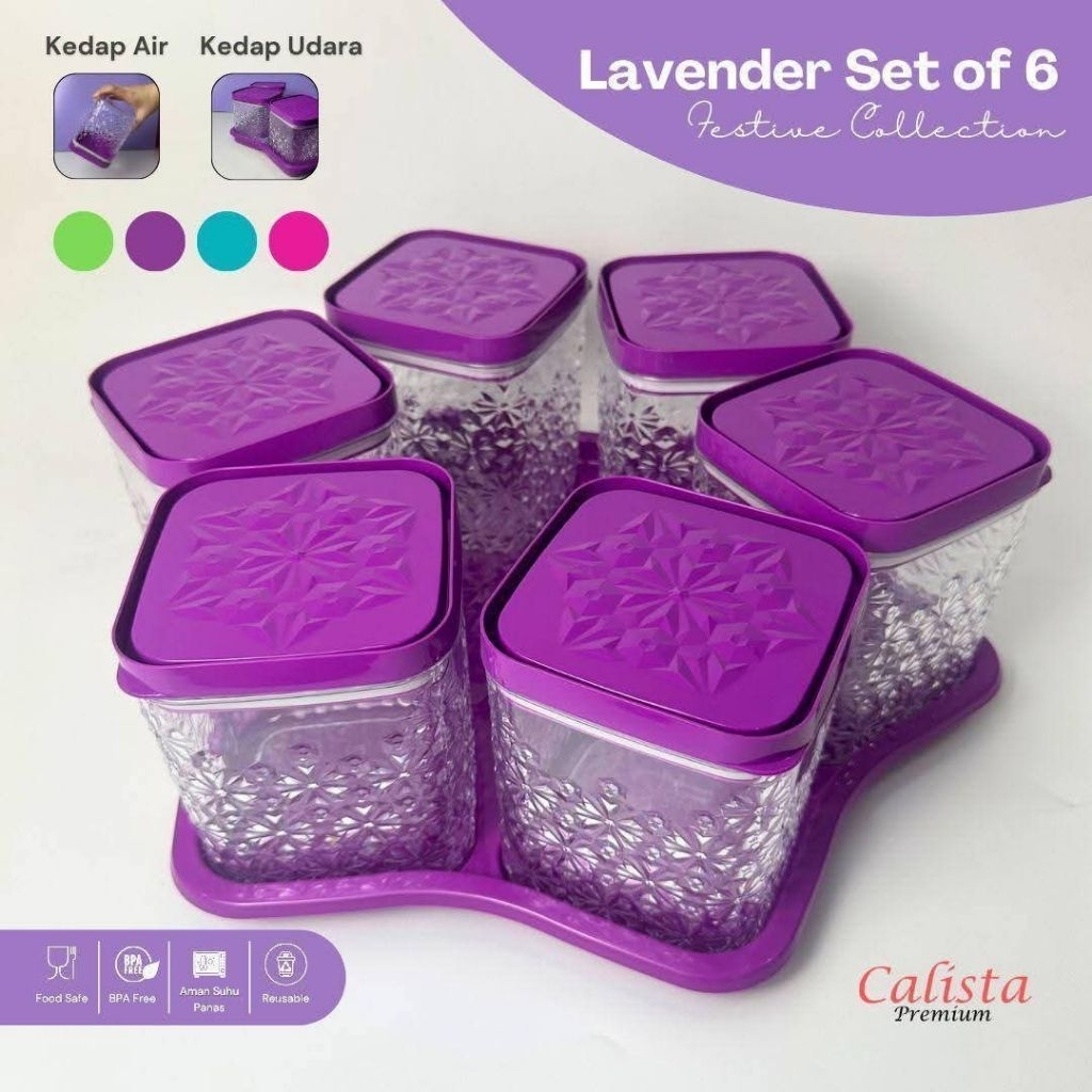 Toples Lavender Set 5 & 6 Calista / Toples Imlek / Toples Lebaran