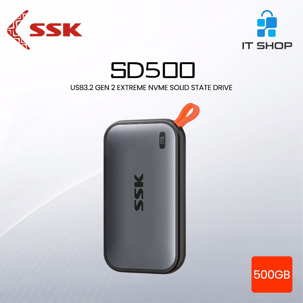 SSK SD500 External SSD Portable USB 3.2 Gen2 500GB