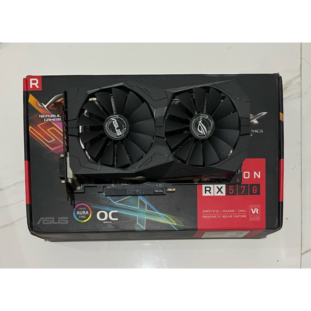 VGA RX 570 4GB GDDR5 ASUS ROG STRIX