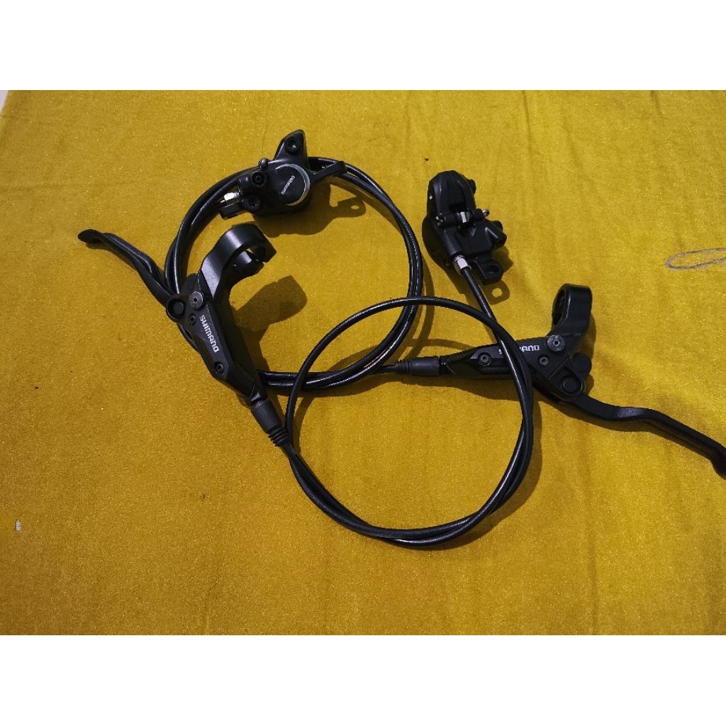 Brakeset hidrolik shimano m315 not mt200  deore slx