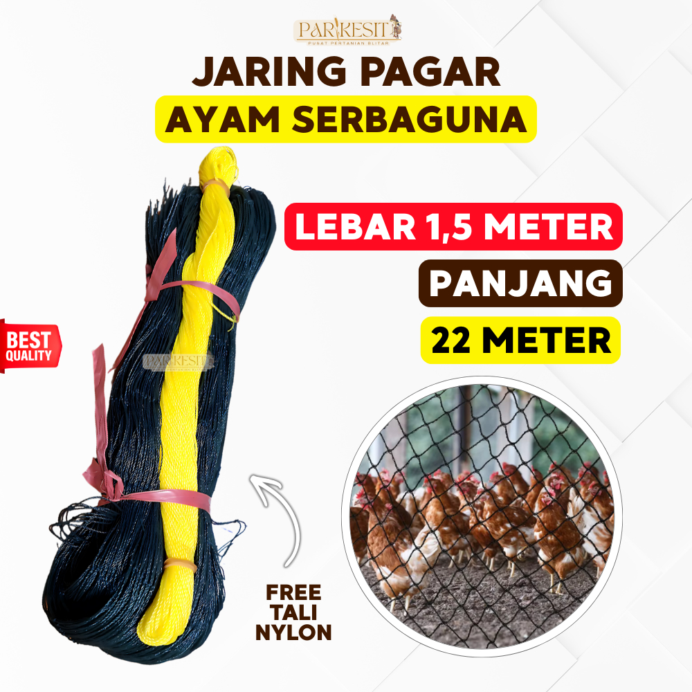 Jaring Pagar Ayam 1,5 Meter Jaring Kandang Ayam Lebar 1,5 Meter Jaring Ayam