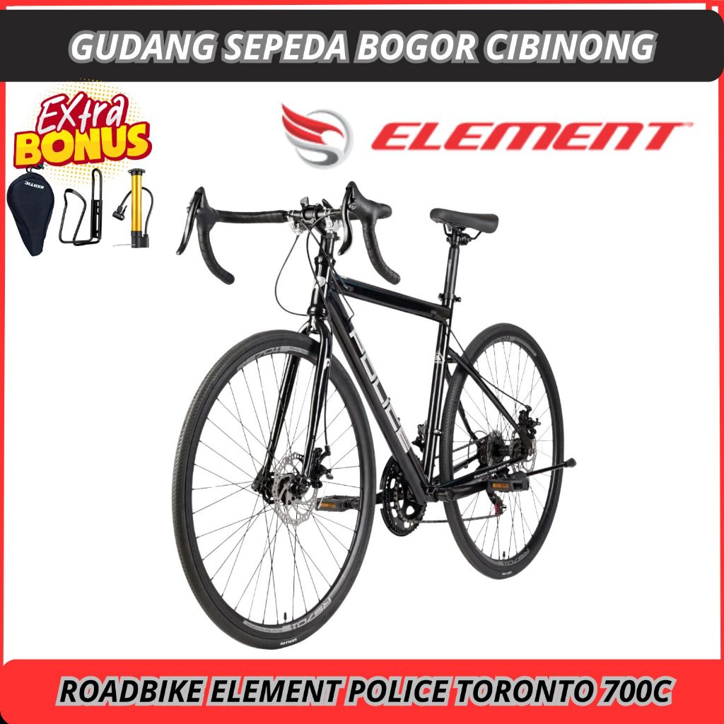 Sepeda Balap Roadbike Element Police Toronto 7Speed Disc Brake