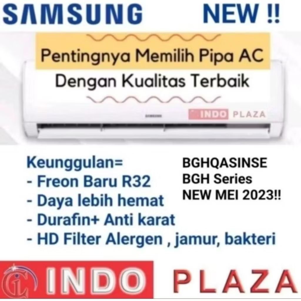 AC SAMSUNG NEW 2023 1PK ANTI KARAT + HD FILTER AR09BGHQASIN (MEDAN)