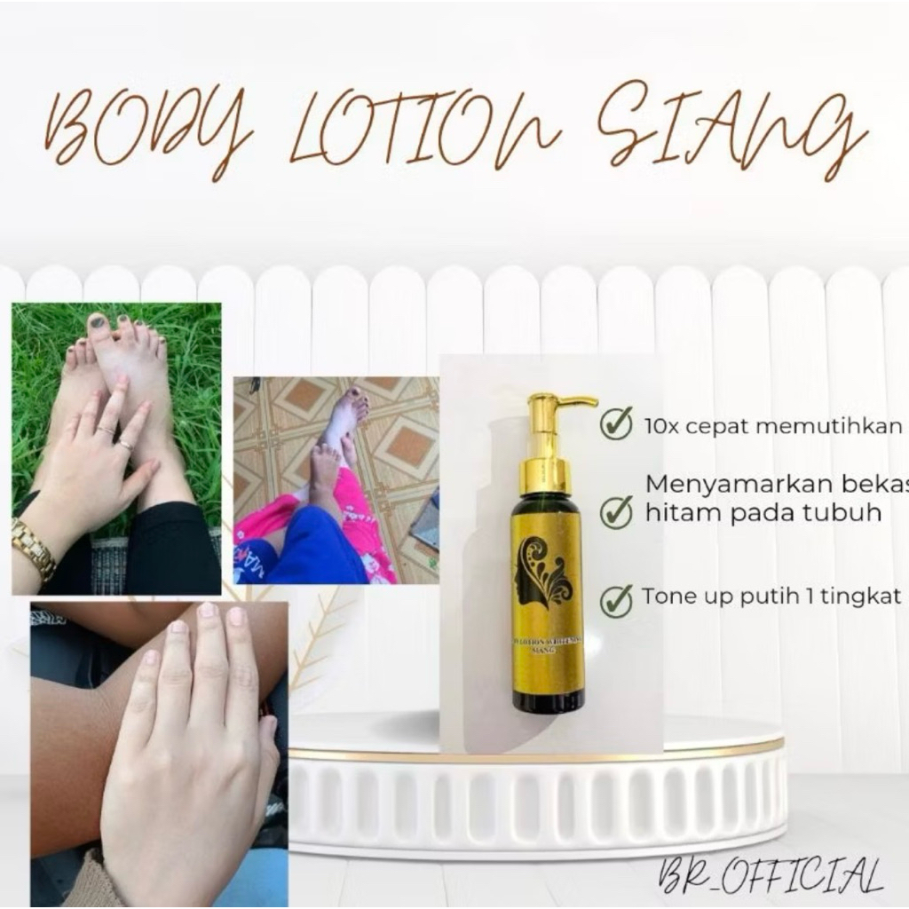 BRbeauty BODY LOTION SIANG UV PROTECTION handbody lotion HB pemutih badan viral paling ampuh dan ban