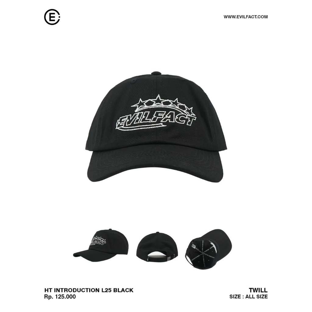 EVIL ARMY HAT - HT INTRODUCTION L25 BLACK