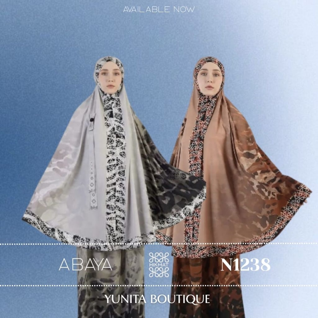 Mukena Hikmat Ori N1238 Hikmat Fashion terbaru terviral terlaris