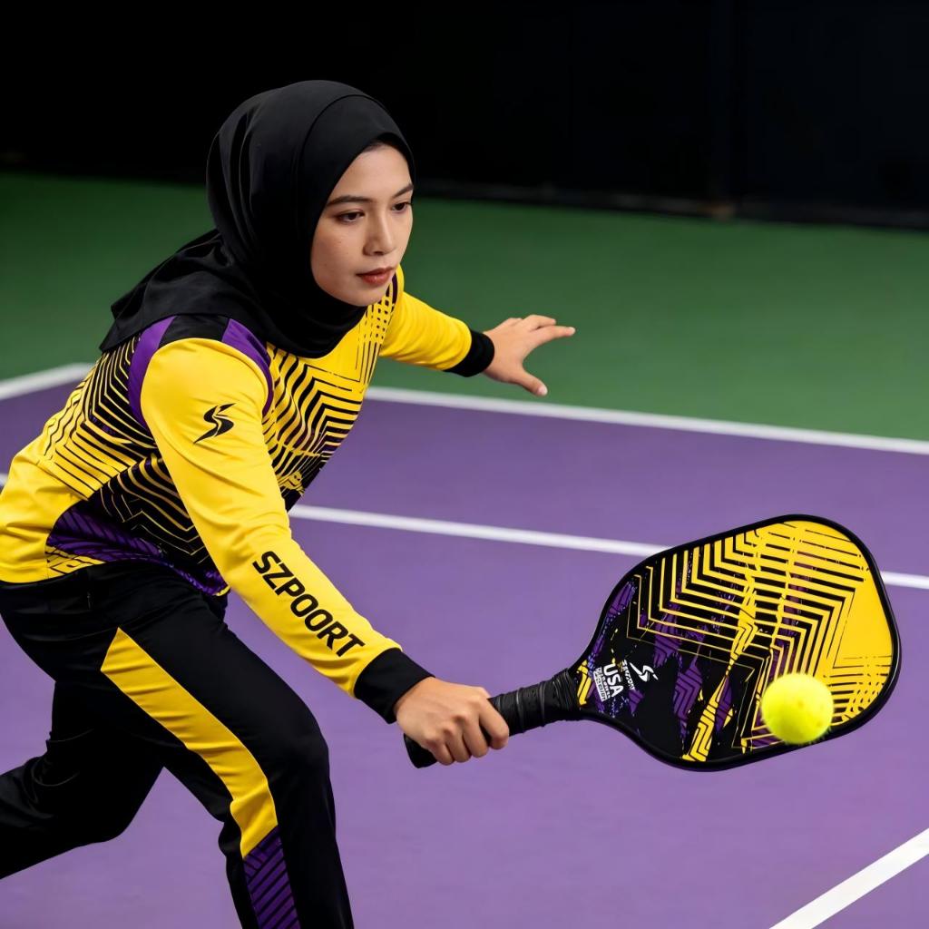 Raket Pickleball SZPOORT Original  Paddle Pickleball Premium Ringan & Kuat