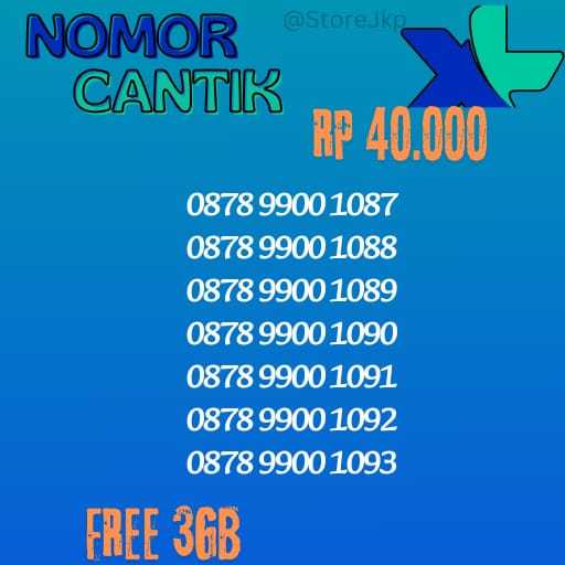 NOMOR CANTIK XL DAN AXIS QUARTET / 11DIGIT - NOCAN MURAH