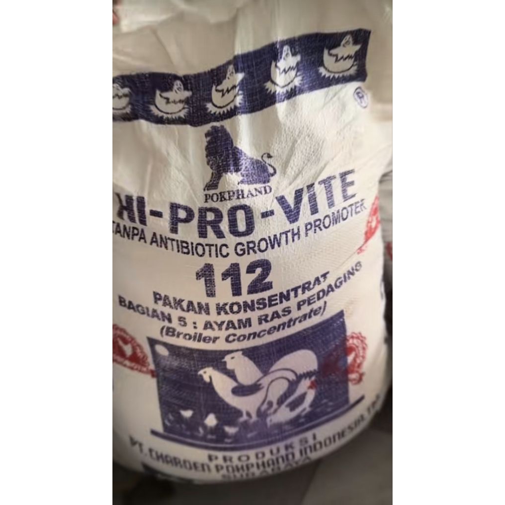 Hi pro vite 112 konsentrat ayam pedaging finisher