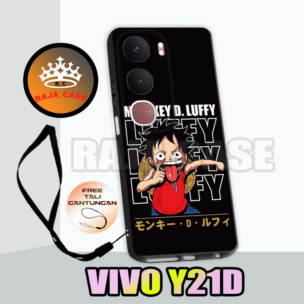 Rc35/Softase karet Hp VIVO Y21D - Motif Anime /case Hp  VIVO Y21D - casing  VIVO Y21D - Silikon  VIV