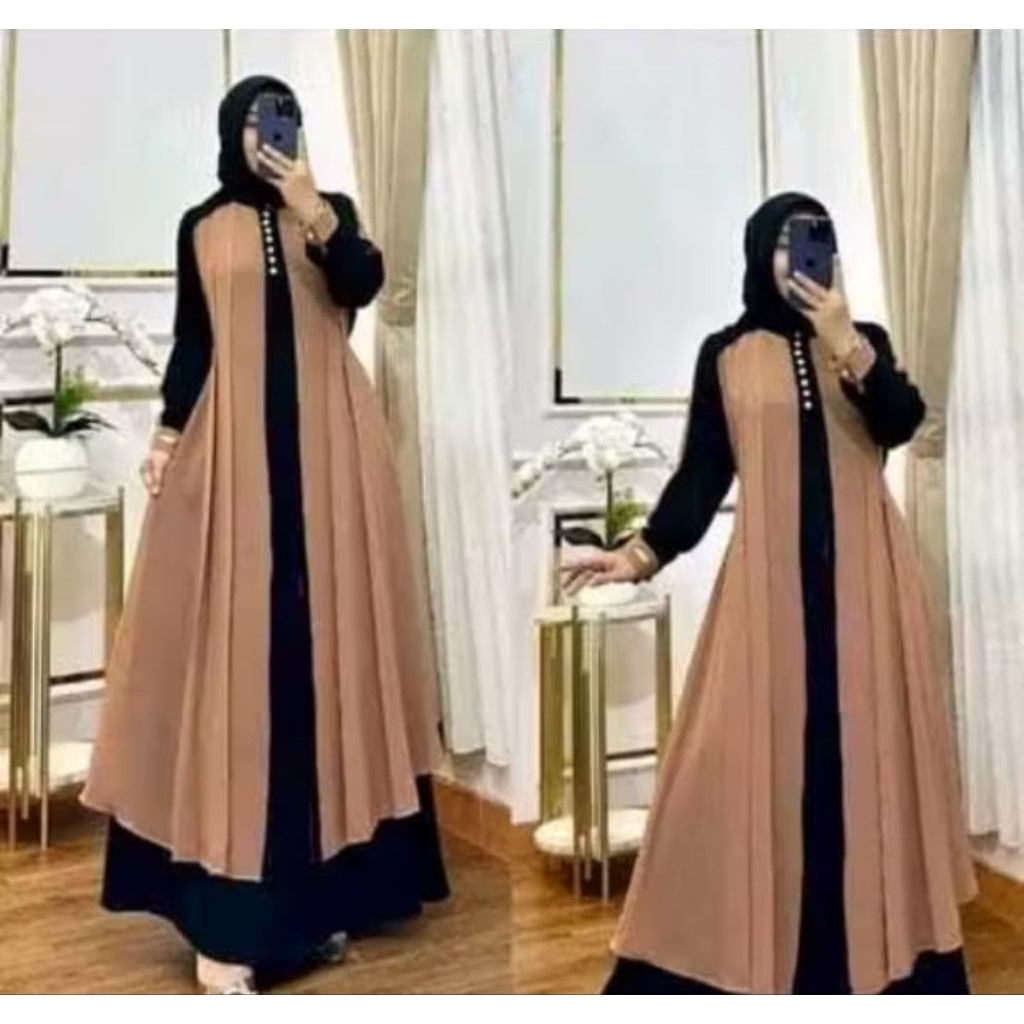 Best Sale Promo Gamis Zahra Auter Gamis Lebaran Gamis Wanita Elegan Dan Modern