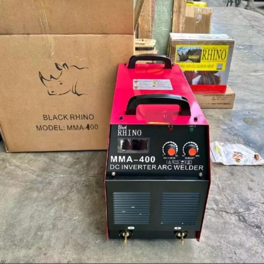Mesin Trafo Las Listrik 400A 3 Phase Trafo Las Inverter Welder Rhino MMA-400