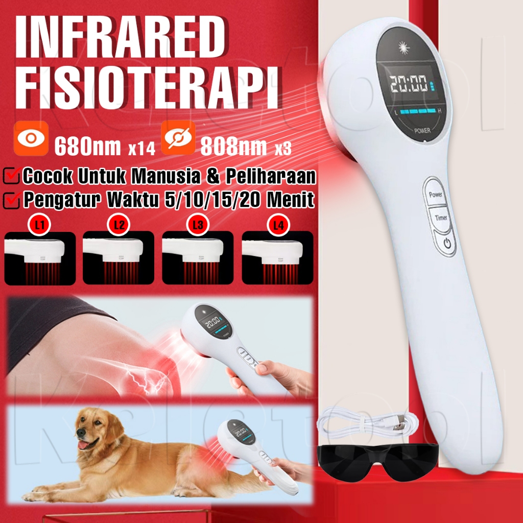 Red Light Therapy Laser Kesehatan Laser Nyeri Sendi Perangkat Alat Fisioterapi Laser Terapi Alat Lam
