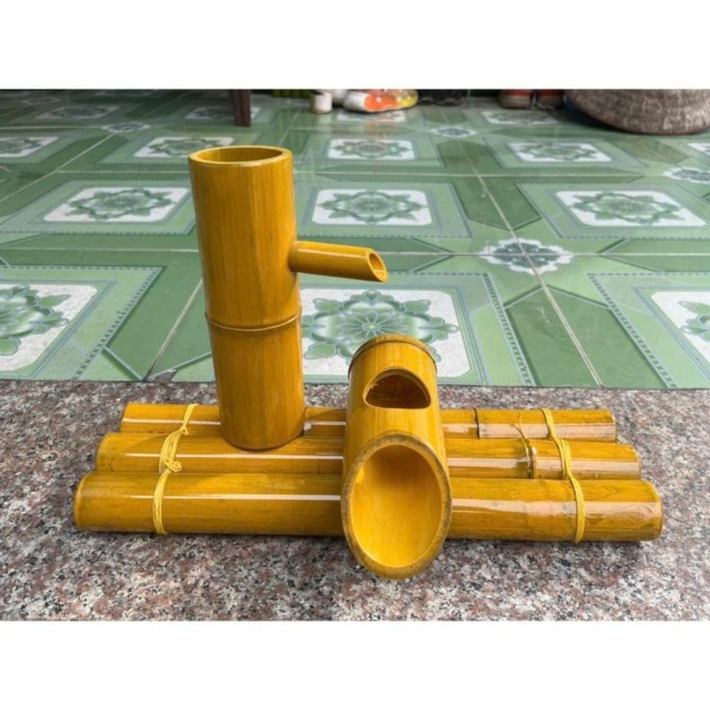 pancuran air bambu kolam ikan,air mancur minimalis
