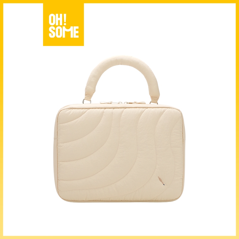 OHSOME - Qyounger Streamlined Pattern Laptop Bag Tas Laptop Dilengkapi Handle