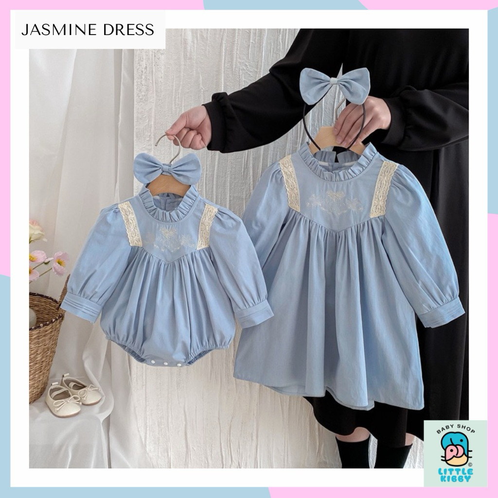 LITTLE KIBBY - JASMINE DRESS | DRESS BAYI PREMIUM | DRESS BAYI COUPLE | DRESS LEBARAN BAYI | DRESS K