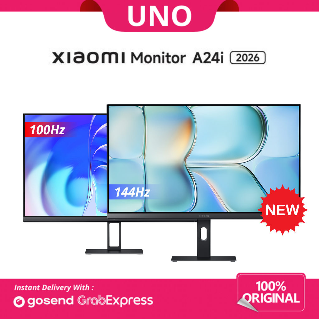 Xiaomi Monitor A24i Fast IPS Full HD 100Hz / 144Hz Monitor 24 Inch Layar Screen Desktop Komputer