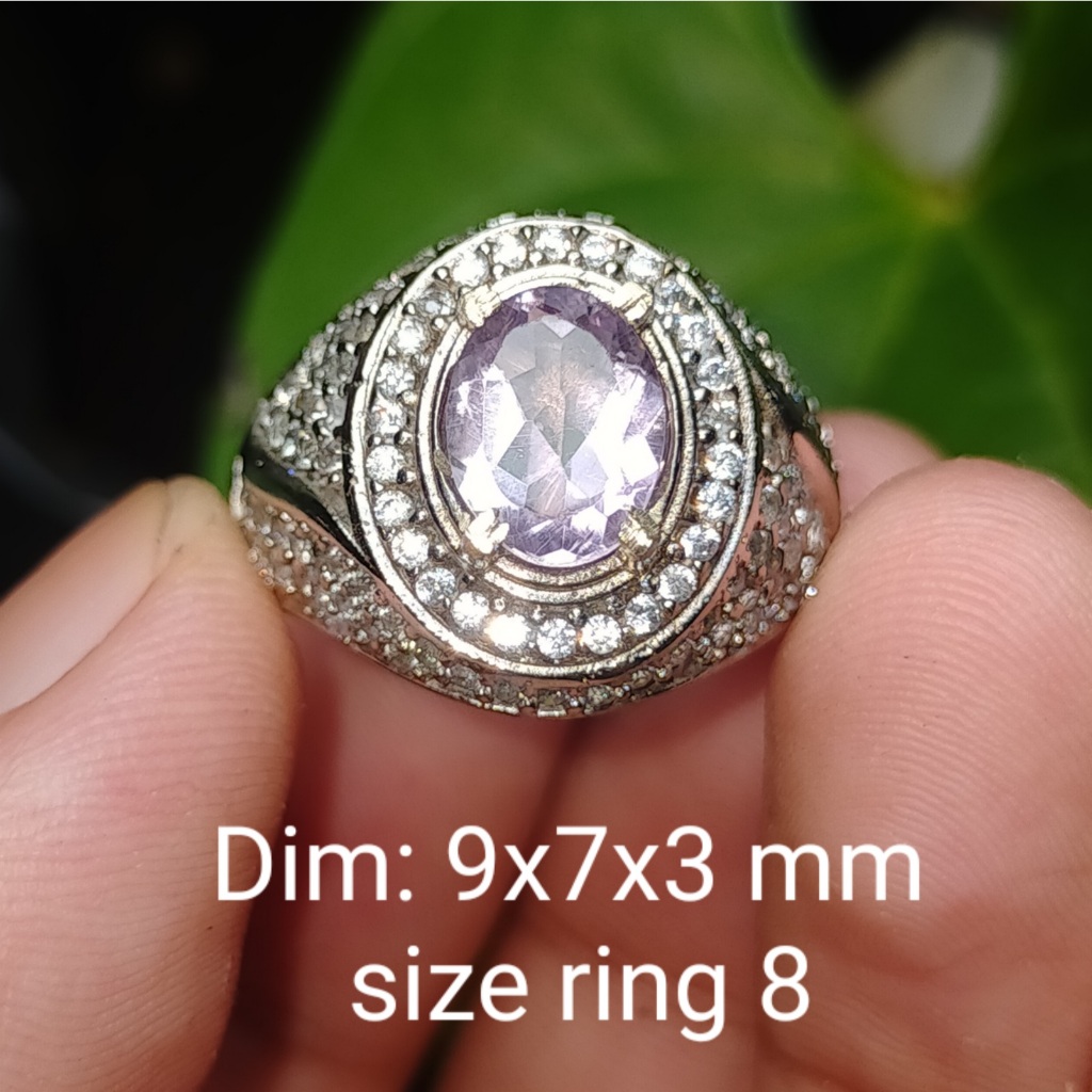 BATU KECUBUNG UNGU BENING NATURAL  cek batu lainnya yaman api wulung opal bacan permata kalimaya kin