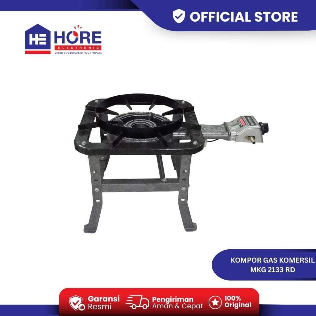 Maspion Kompor Gas Komersil 1 Tungku MKG-2133 RD