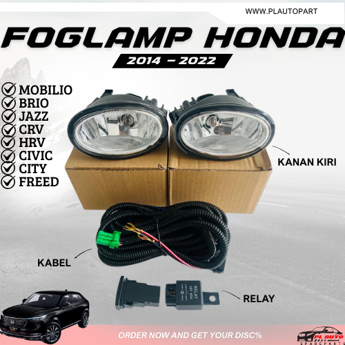 FOGLAMP HONDA MOBILIO BRIO JAZZ CIVIC CITY FREED 2014-2022 ORIGINAL