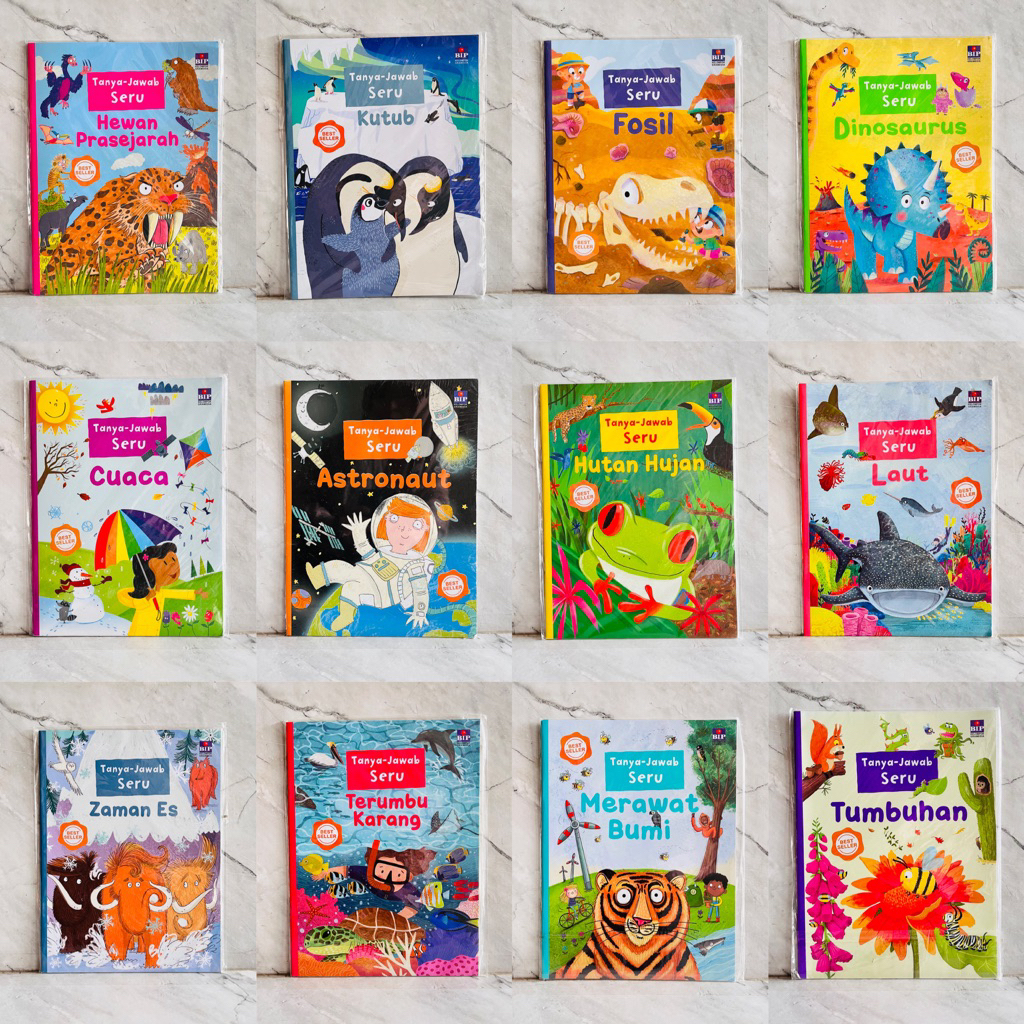 Buku Pengetahuan Anak Miles Kelly Tanya Jawab Seru: Tumbuhan / Merawat Bumi / Fosil / Dinosaurus / C