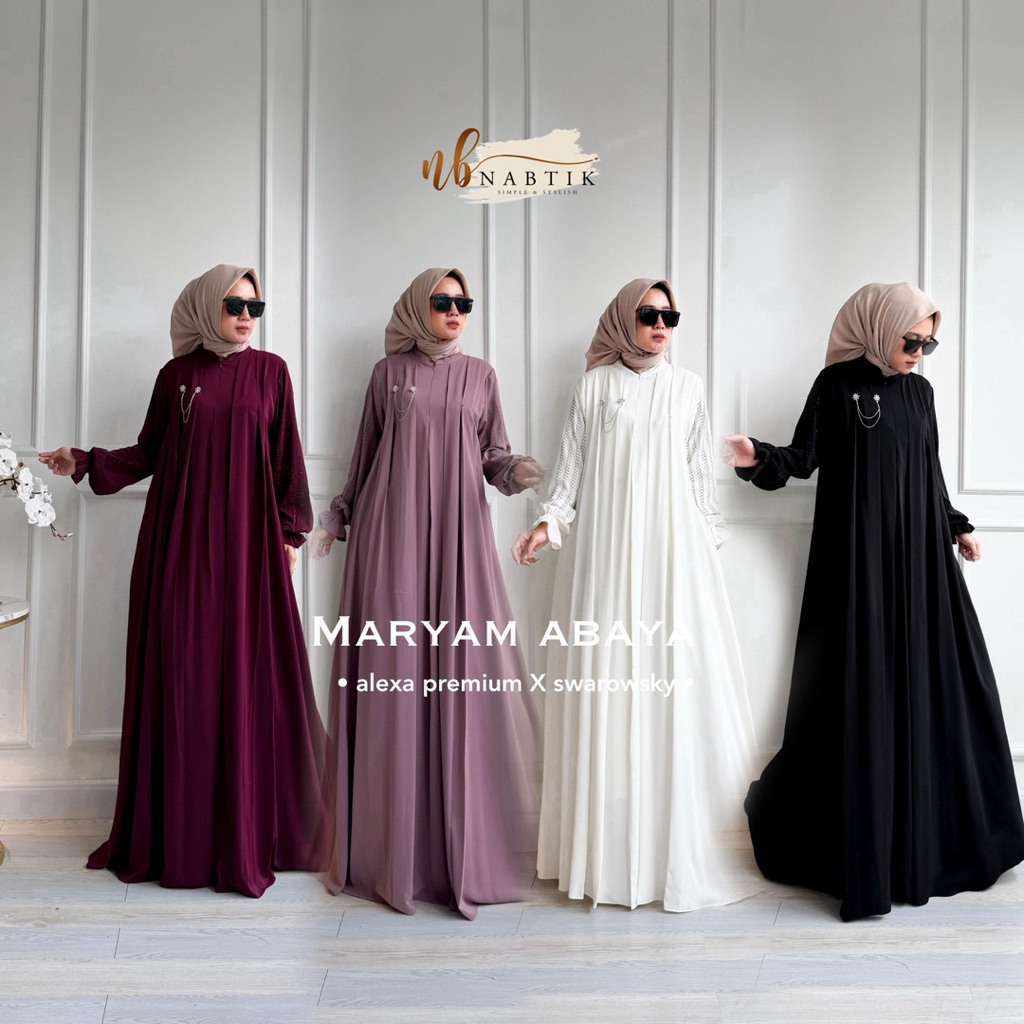 Maryam Abaya Gamis Muslim Original by Nabtik
