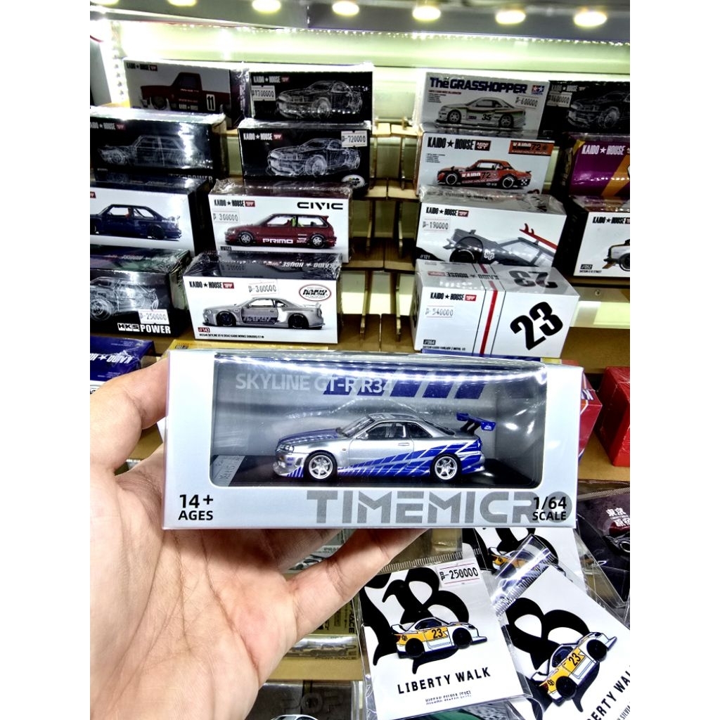 Time Micro Nissan Skyline GTR R34 Fast Furious Livery