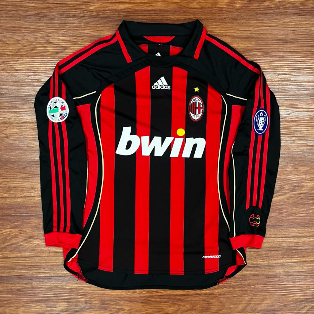 Jersey Ac Milan 2006 Home Maldini Longsleeve