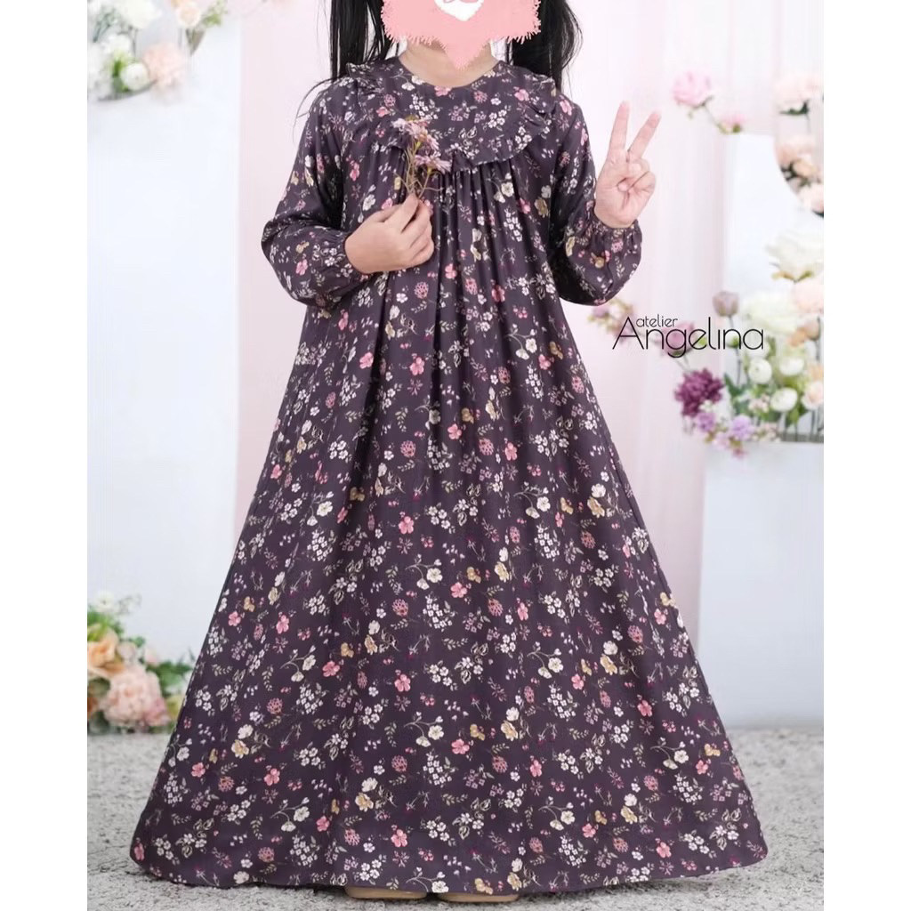 [SIAP KIRIM] REJECT LITTLE DIANA DRESS FLEUR DE CASSIE SIZE 6-8Y BY ATELIER ANGELINA