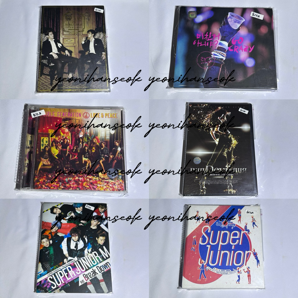 [PRELOVED ALBUM ONLY] SNSD SUPER JUNIOR M TVXQ 2PM