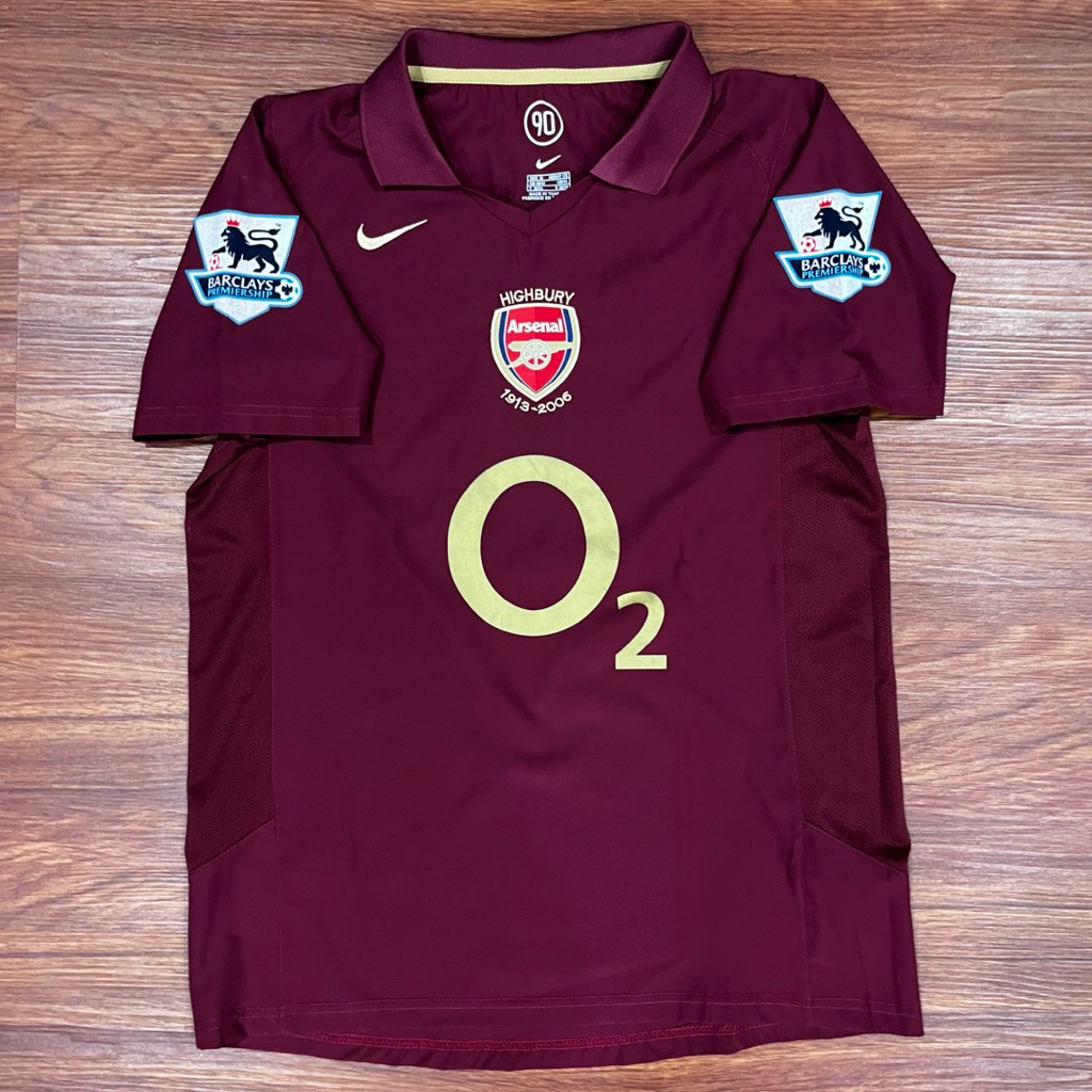 Jersey Arsenal 2005 Home Ljungberg Highbury