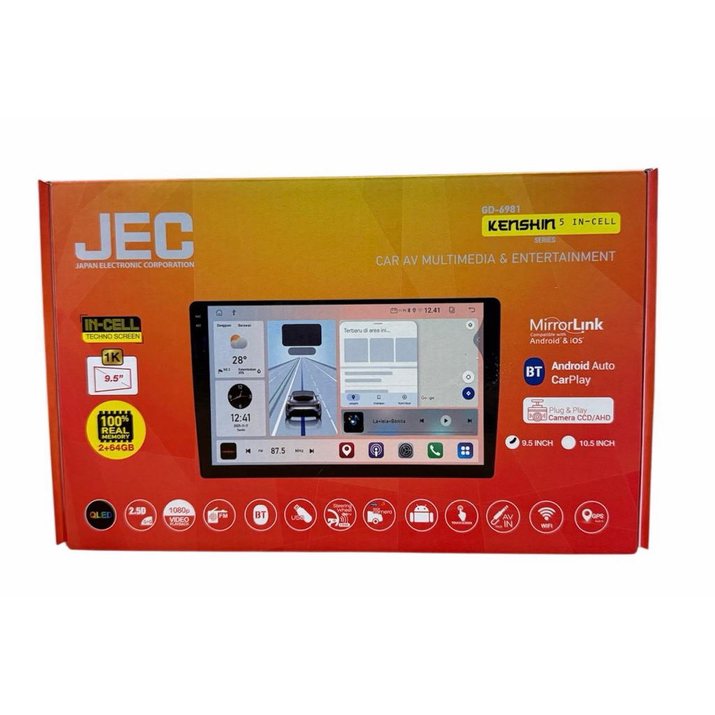 Head unit Audiobank Ram 2/64 9,5inch Incell AB-TV6912