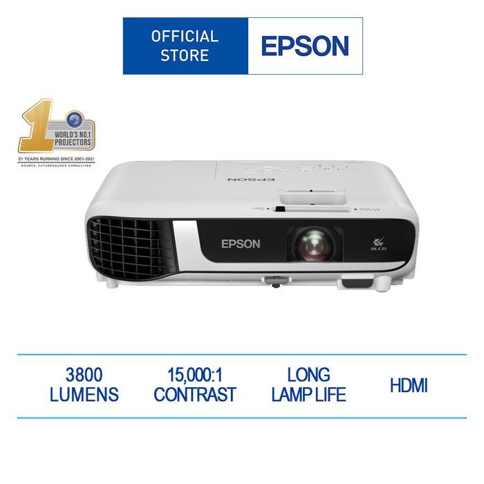 Epson Projector EB X51 XGA 3LCD 3800 Proyektor Lumen Resmi
