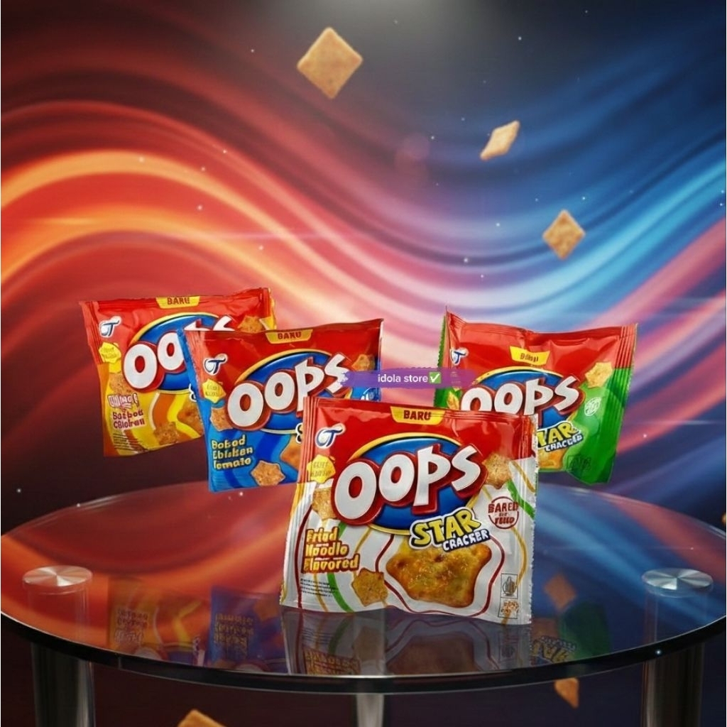 Oops Star Crackers Sachet 10gr