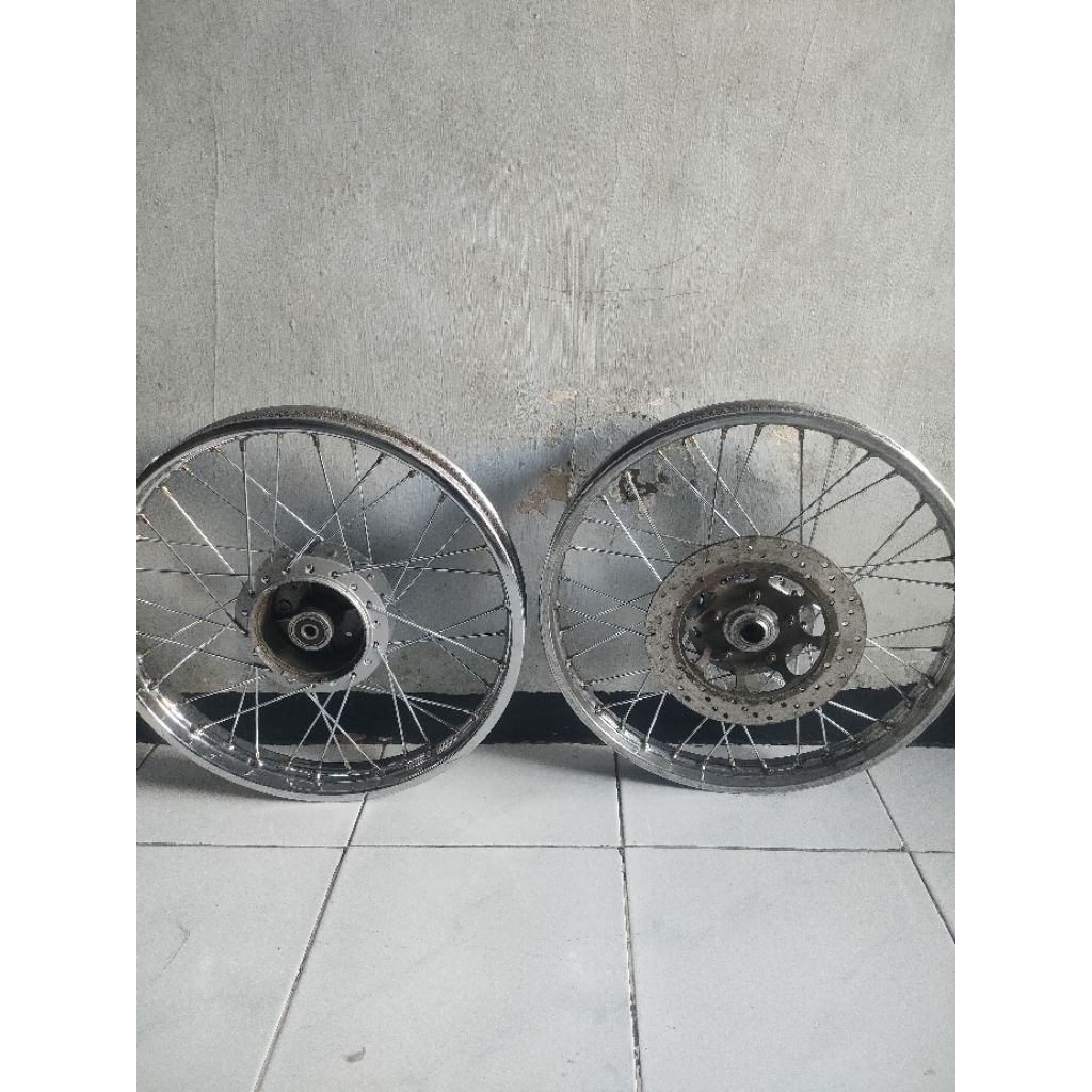 velg depan belakang Supra x lama Supra 110 original