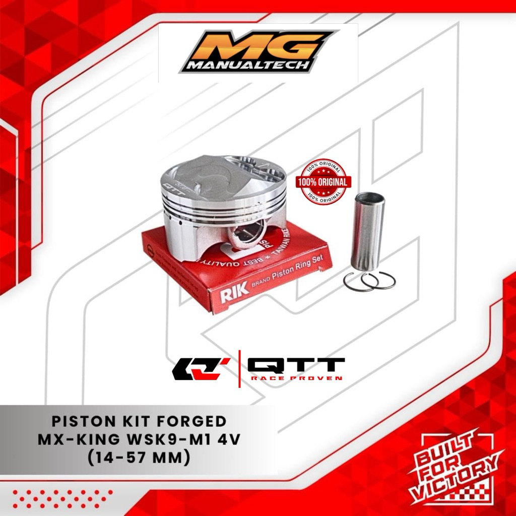 Piston Kit Forged QTT Mx King Jupiter Mx 57 Pin 14