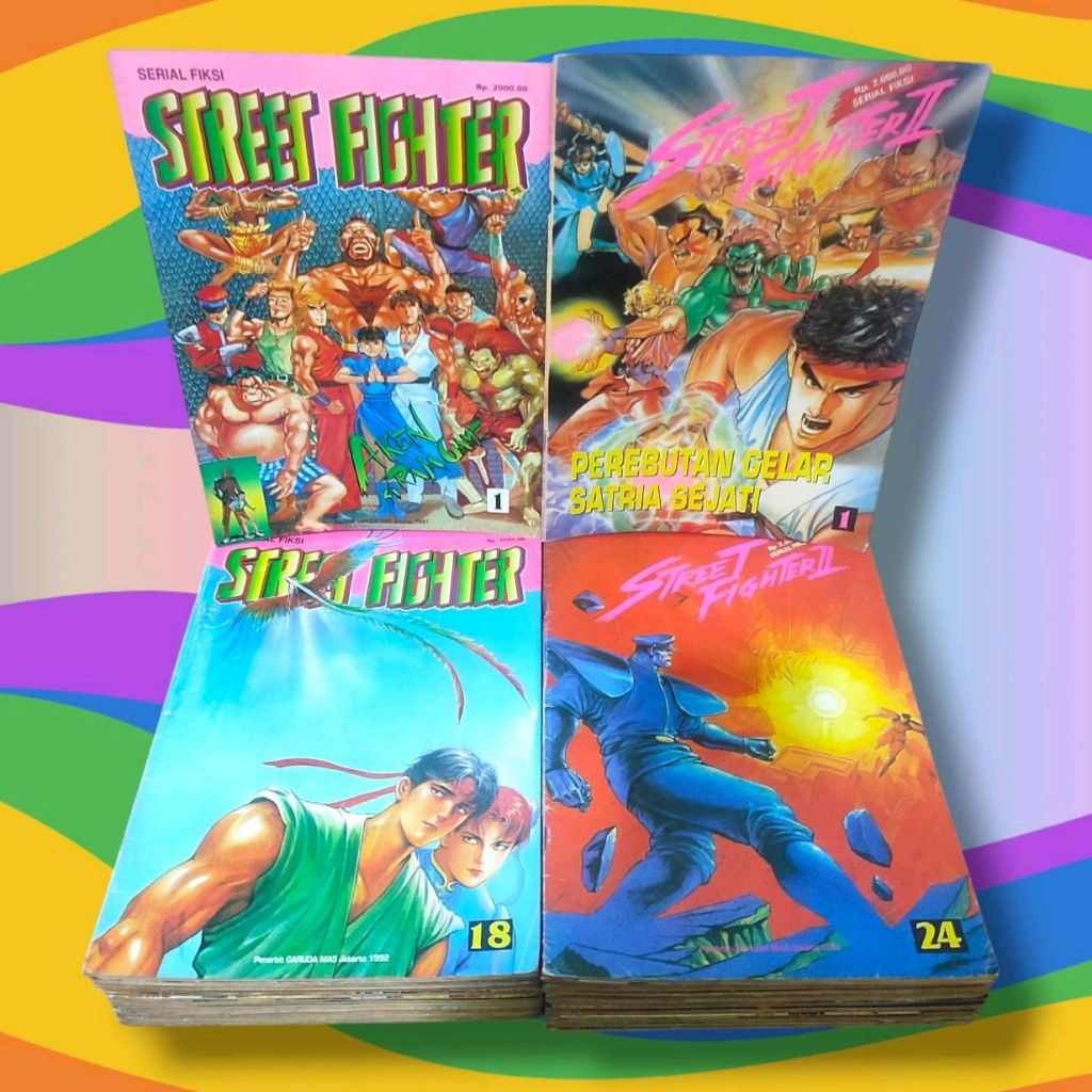 KOMIK STREET FIGHTER + STREET FIGHTER II FULL SET END