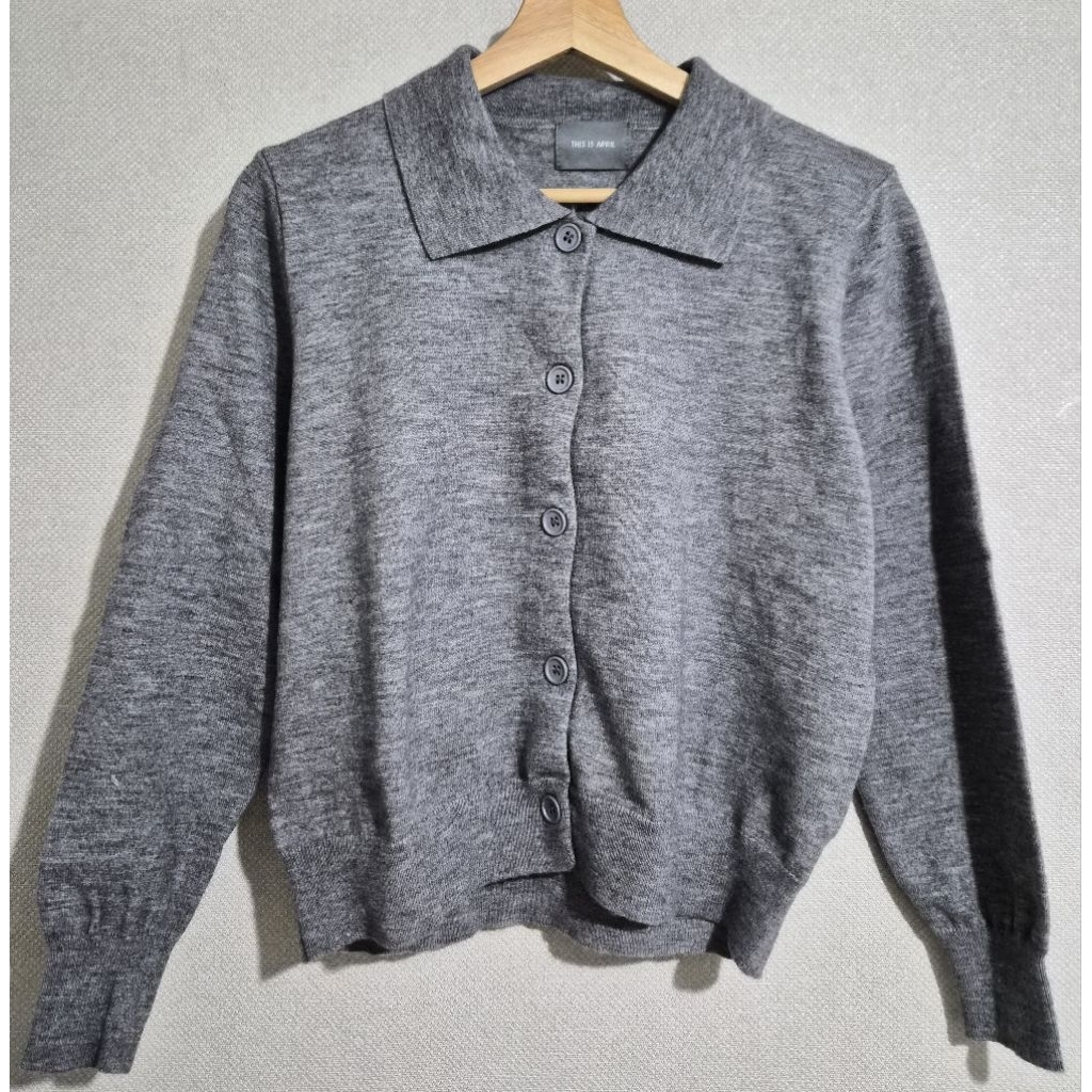THIS IS APRIL SWEATER GREY