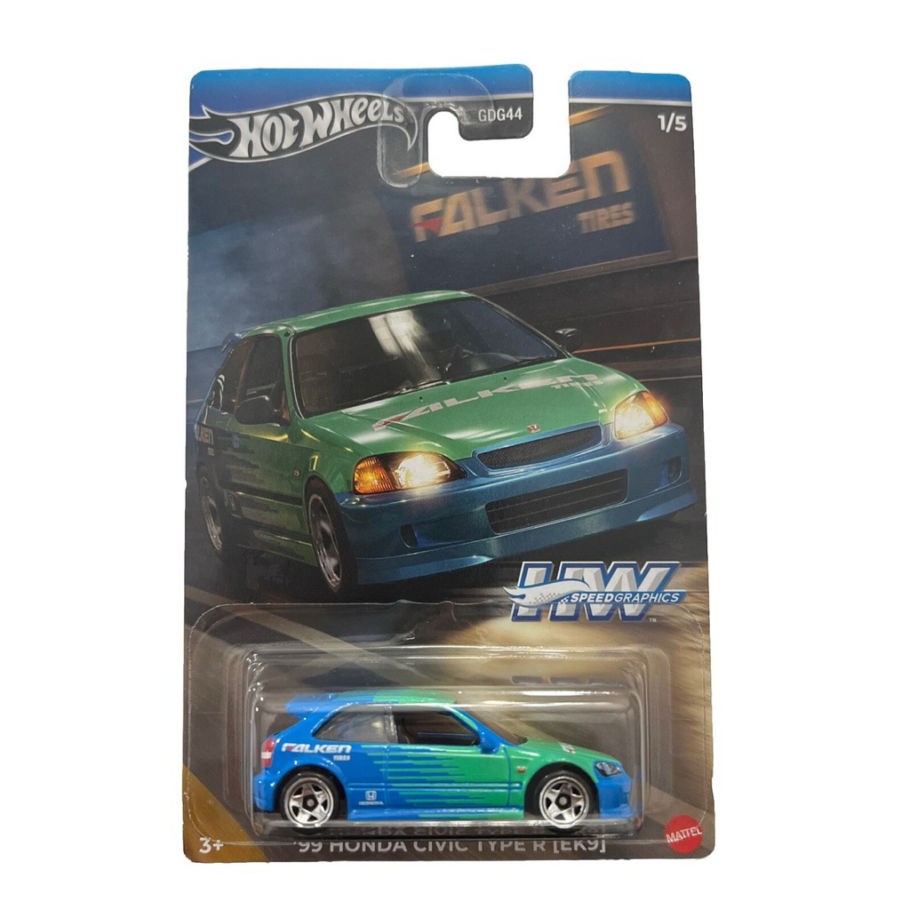 HotWheels 99 Honda Civic Type R EK-9
