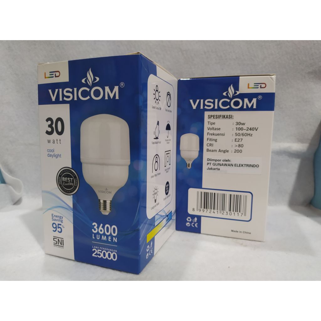 VISICOM lampu LED kapsul 30 watt putih visicom GARANSI 1 TAHUN
