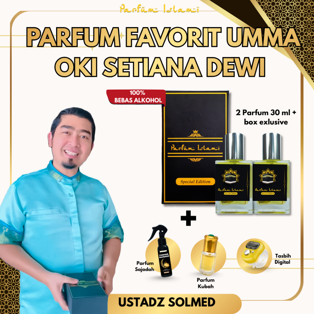 PARFUM ISLAMI CASTURI ISLAMI PRIA SPECIAL EDITION PAKET 30ML - Parfum Premium Favoritnya Para Artis 