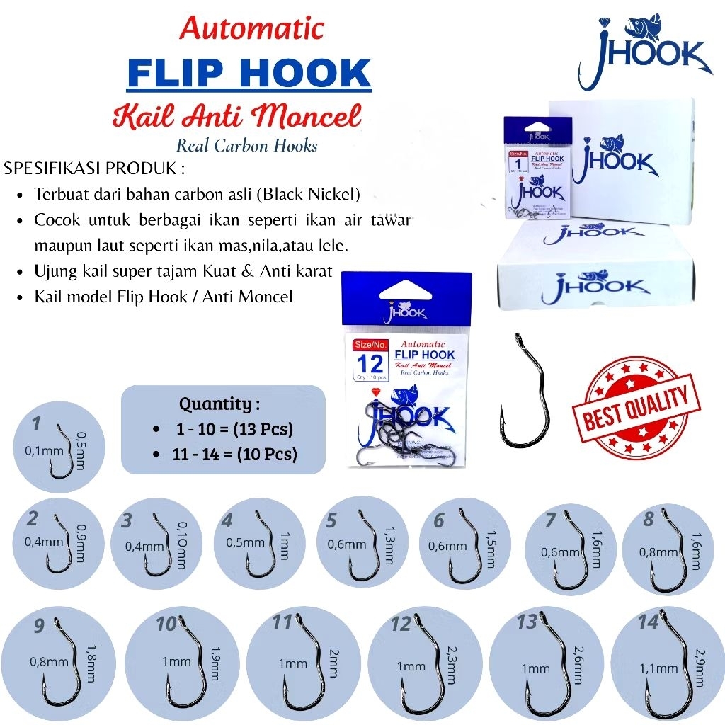 Kail flip hook anti mocel jhook