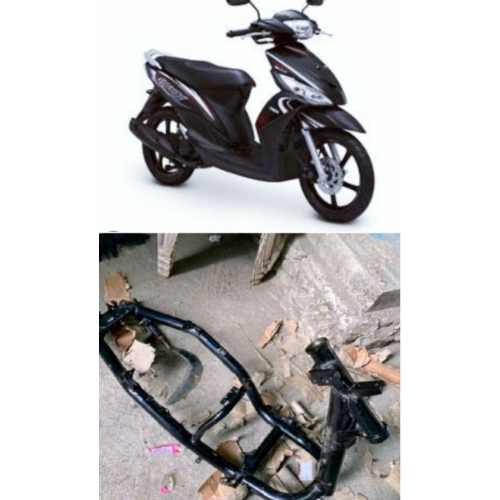 rangka/frame/kerangka/Yamha Mio j asli original  cabutan