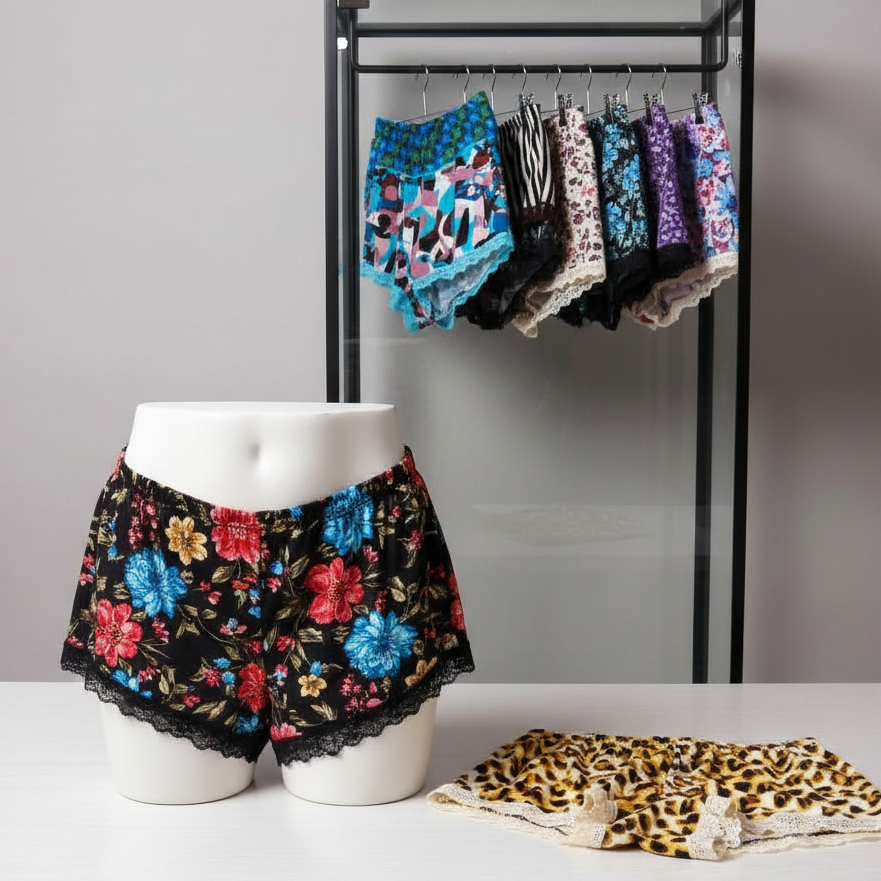 CD CELANA DALAM HOTPANTS MOTIF RENDA CELANA BOXER WANITA BAHAN ADEM LEMBUT LENTUR MURAH HARGA PROMO